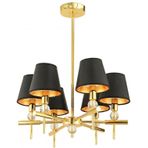 Golden 6lı Şapkalı Modern Genç Odası Yemek Masası Üstü Salon Avize