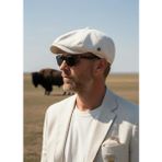 Golden Buffalo Pamuk Yazlık Unısex 1. Sınıf Kasket Şapka - Standart - Kırık Beyaz