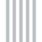 Golden DUVAR KAĞIDI - BORDÜR Çizgili Desen Soft Renkler Nonwoven 5,2m² Silinebilir Duvar Kağıdı - 53 x 1000 cm - Gri - Beyaz