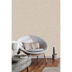 Golden DUVAR KAĞIDI - BORDÜR Tekstil Serisi Keten Kumaş Görünümlü Soft 5.2m² Dekoratif Nonwoven Duvar Kağıdı - 53 x 1000 cm - Bej
