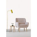 Golden DUVAR KAĞIDI - BORDÜR Tekstil Serisi Keten Kumaş Görünümlü Soft 5.2m² Dekoratif Nonwoven Duvar Kağıdı - 53 x 1000 cm - Krem