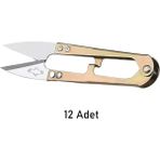 Golden Eagle TC-805 Metal İplik Temizleme Makası 12 Adet Dayanıklı ve Uzun Ömürlü Kullanım