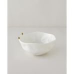 Golden Gleam Porselen Kase 25 cm Beyaz-Gold - Beyaz - Gold