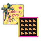 Golden Love 100. Yıl Kurdeleli Spesiyal Sarı Kutu Çikolata 160g Glutensiz