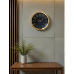 Golden Night Luxury 40 Cm Metal Duvar Saati