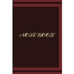 Golden Note – Burgundy Lined Notebook (6x9 in, 120 Pages): A classic ruled journal with an elegant deep red cover and gold lettering – perfect for writing, journaling, or note-taking.