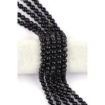 Golden Obsidyen Doğal Taş Dizi 8 Mm Fasetli Küre Kesim