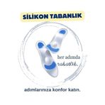 Golden Pearl Tam Ortopedik Anatomik Silikon Ayakkabı Tabanlığı Topuk Dikeni Tabanlık Düz Taban Ayak Ağrısı, 40-41
