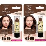 Golden Rose 2 Adet Grey Hair Touch Up 03 Orta Kahverengi Beyaz Saç Kapatıcı Stick