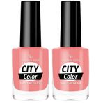 Golden Rose City Color Nail Lacquer No:113 - Oje 2li paket