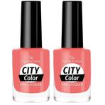 Golden Rose City Color Nail Lacquer No:114 - Oje (2 paketi)