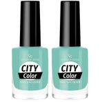 Golden Rose City Color Nail Lacquer No:115 - Oje 2li paket