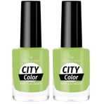 Golden Rose City Color Nail Lacquer No:116 - Oje 2li paket