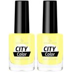 Golden Rose City Color Nail Lacquer No:117 - Oje (2 paketi)
