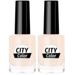 Golden Rose City Color Nail Lacquer No:120 - Oje 2li paket