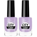 Golden Rose City Color Nail Lacquer No:124 - Oje (2 paketi)