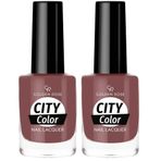 Golden Rose City Color Nail Lacquer No:132 - Oje 2li paket