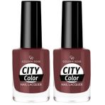Golden Rose City Color Nail Lacquer No:133 - Oje 2li paket