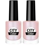 Golden Rose City Color Nail Lacquer No:138 - Oje 2li paket