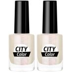 Golden Rose City Color Nail Lacquer No:141 - Oje 2li paket