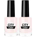 Golden Rose City Color Nail Lacquer No:143 - Oje 2li paket