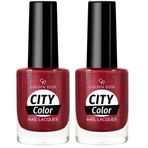 Golden Rose City Color Nail Lacquer No:147 - Oje 2li paket