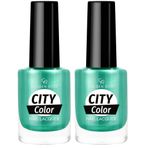 Golden Rose City Color Nail Lacquer No:151 - Oje 2li paket