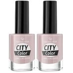 Golden Rose City Color Nail Lacquer No:75 - Oje 2li paket