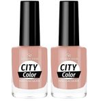 Golden Rose City Color Nail Lacquer Oje (No: 19) 2li paket