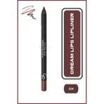 Golden Rose Dream Lips Lipliner No: 504 - Mat Bitişli Yumuşak Dudak Kalemi - Kahverengi