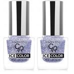 Golden Rose Ice Color Nail Lacquer Glitter No:223 - Oje 2li paket