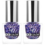 Golden Rose Ice Color Nail Lacquer Glitter No:228 - Oje 2li paket