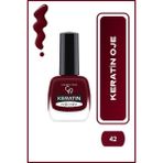Golden Rose Keratin Nail Color No: 42 - Keratin İçerikli Güçlendirici Parlak Oje