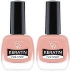 Golden Rose Keratin Nail Color No:123 - Oje 2li paket