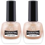 Golden Rose Keratin Nail Color No:125 - Oje 2li paket