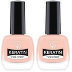 Golden Rose Keratin Nail Color No:128 - Oje 2li paket