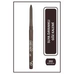 Golden Rose Liner Matic Waterproof Asansörlü Göz Kalemi No.202 Bistre Brown (İs Kahverengisi)