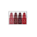 Golden Rose Matte Lipstick 4 Pcs Set Mix -2 Dark Collection Mat Ruj