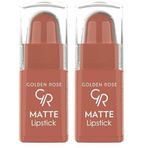 Golden Rose Matte Lipstick (Mini) No:01 - Ruj 2li paket