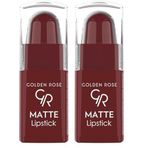 Golden Rose Matte Lipstick (Mini) No:20 - Ruj 2li paket
