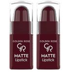 Golden Rose Matte Lipstick (Mini) No:23 - Ruj 2li paket