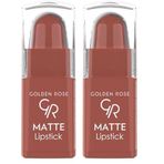 Golden Rose Matte Lipstick (Mini) No:31 - Ruj 2li paket