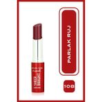 Golden Rose Mood Sheer Bright Lipstick No: 108 Rosy Plum - Parlak ve Nemlendirici Ruj - bordo