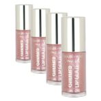 Golden Rose Mood Shimmer Lip Glaze Lipgloss No:251 Bubble Pink - Renkli Dudak Parlatıcısı (4 paketi)