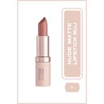 Golden Rose Nude Look Perfect Matte Lipstick No: 01 Coral Nude - Nemlendirici Mat Ruj