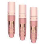 Golden Rose Nude Look Velvety Matte Lipcolor Likit No:03 Rosy Nude (3 paketi)
