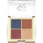 Golden Rose Quattro Eyeshadow Palette - 03 Blue Charm - Dörtlü Far Paleti