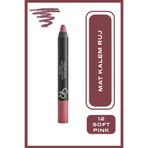 Golden Rose Ruj Matte Lipstick Crayon No :12