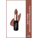 Golden Rose Silky Shine Hydrating Lipstick No:214 - Seramid ve Jojoba Yağlı Nemlendirici Ruj