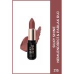 Golden Rose Silky Shine Hydrating Lipstick No:215 - Seramid ve Jojoba Yağlı Nemlendirici Ruj